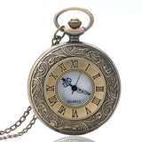 Vintage Charm Black  Pocket Watch