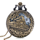 Train Locomotive Pocket Watch