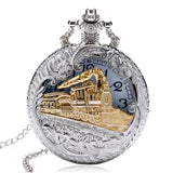 Train Locomotive Pocket Watch