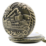 Train Locomotive Pocket Watch