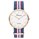 Nylon strap Style Women Watch
