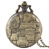 Train Locomotive Pocket Watch