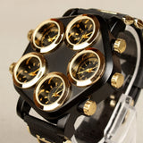 mens sports wristwatch five Time Zone